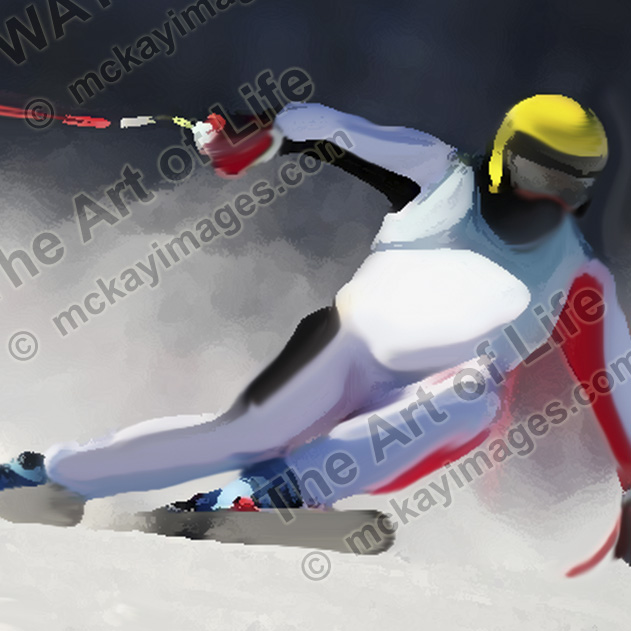 The Ski Racer - Limited Edition of 99